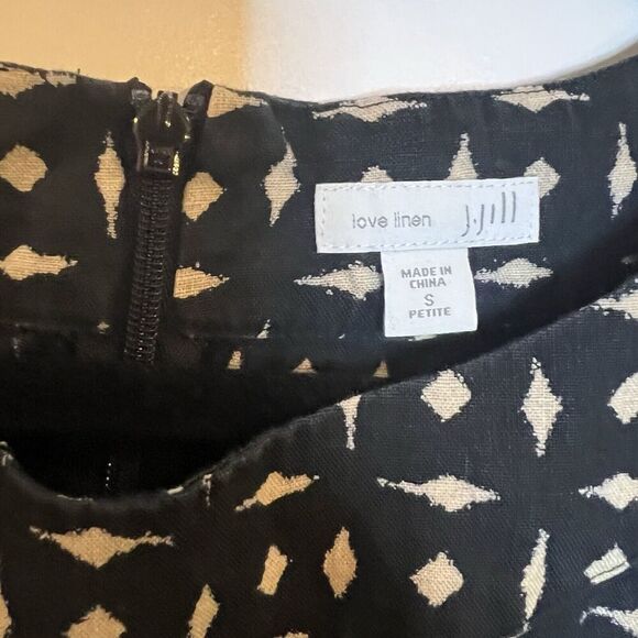 J Jill Love Linen Dress Small Petite 100% - Picture 3 of 5